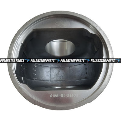 Phụ tùng động cơ diesel 4,35kg Đại tu lại Bộ phụ tùng S6D155 Piston 6128312140